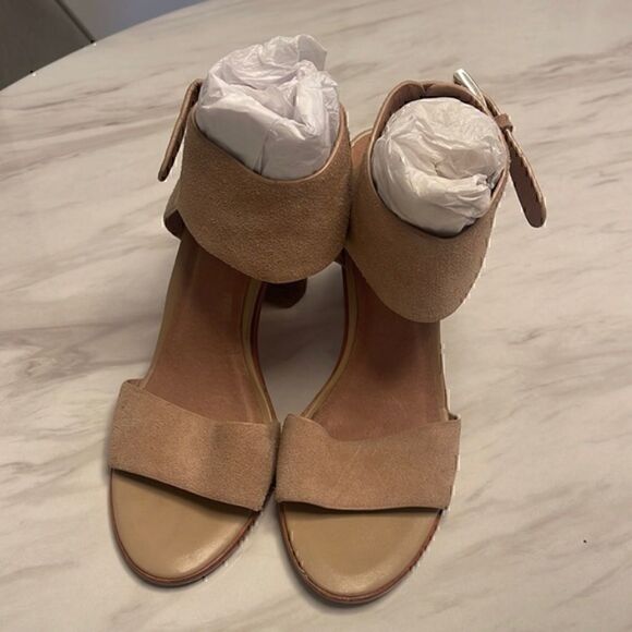 Joie Block Heel Nude size 37.5 - Picture 1 of 5